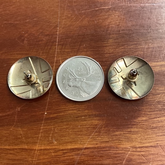 Vintage Enamel Earrings - Picture 3 of 3